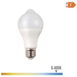 Ampoule led standard avec capteur de présence et de crépuscule e27 12w 1055lm 6400k lumière froide