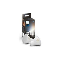 Philips - Hue White Ambiance Ampoules led Connectées GU10 Compatible Bluetooth, pack de 2,