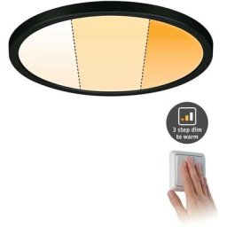 Panneau d'installation à led variable areo dim à chaud IP44 autour de 230 mm 2000 - 4000k noirs