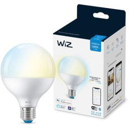 Ampoule led Connectée Wi-Fi Globe E27, Nuances de Blanc, équivalent 75W, 1055 lumen, fonctionne