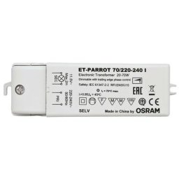 Transformateur électronique ET-PARROT 70/220-240 V - Blanc