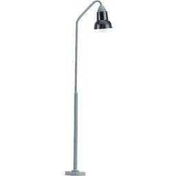 Lampadaire de modélisme en forme darc simple Kahlert Licht 30706 modèle fini H0 1 pc(s) - blanc