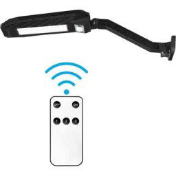 Lampe Solaire Exterieure avec Telecommande Etanche a l'Eau IP44, Integre de Batterie 1500 mAh,