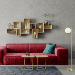 Trio Lighting - Lampadaire Pure Laiton Mat 1x28W E14 - Laiton Or Doré