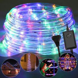 Tube lumineux led multicolore Extérieur étanche Chaîne lumineuse Lampe Décor 10M rgb - rgb - Randaco