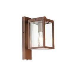 Charlois - Eclairage exterieur avec detecteur de mouvement Industriel - 1 lumière - l 14 cm - Brun