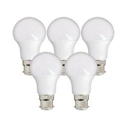 Xanlite - Lot de 5 ampoules led culot B22, conso. 9W (équivalent 60W), 806 lumens, blanc neutre