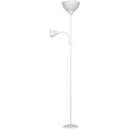 Lúzete - lampadaire mozart blanc avec lecteur - Blanc
