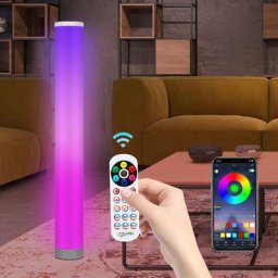 Swanew - Lampadaire led 6W dimmable rgb stand uplighter lampadaire lumière coin lumière - Blanc