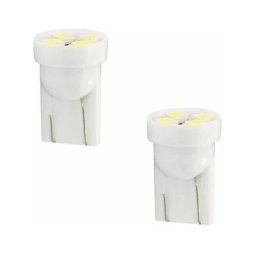 2x ampoule led blanc 12V T10 W2,1x9,5D 0,32W 4x smd 3528 voiture remorque moto camion