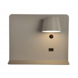 Barcelona Led - Applique led orientable 6W avec charge usb Baskop xl Gris - Gris