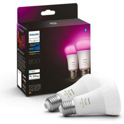 Philips - Hue White & Color Ambiance Ampoules led Connectées E27, équivalent 60W, 800 lumen,