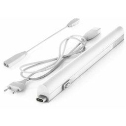B.k.licht - Réglette led 230V 4W barre lumineuse éclairage éléments cuisine plan de travail