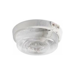 Plafonnier à Culot 1 x E27 étanche IP44 rond ∅225mm Blanc
