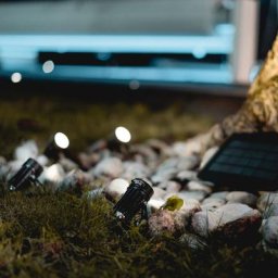 Projecteurs solaires Ezilight Solar multi spot - Noir