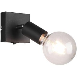 Trio Lighting - Applique Vannes Noir mat 1x10W E27 - Noir