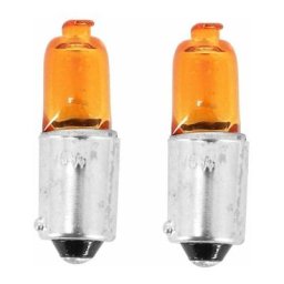 2x Ampoule 12V 6W BAX9S orange ergots décalés feu de position clignotant moto voiture scooter