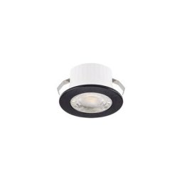 Mini Spot LED Encastrable 3W 38° Rond Noir SMD - Blanc Neutre 4000K - 5500K - Blanc Neutre 4000K