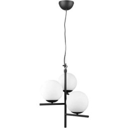 Suspensions Pure Noir mat 3x28W E14 - Noir