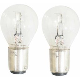 2x Ampoule 12V 20/20W BAX15D double filament voiture moto scooter mobylette cyclomoteur