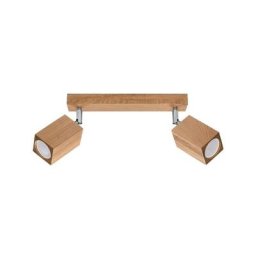 Plafond Keke 2 Oak l: 50, b: 300, h: 200, GU10 / 40W, Dimmable