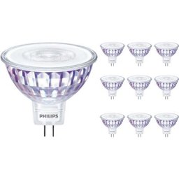 Philips - Lot 10x Master Value LEDspot GU5.3 MR16 7.5W 621lm 36D - 927 Blanc Très Chaud Meilleur