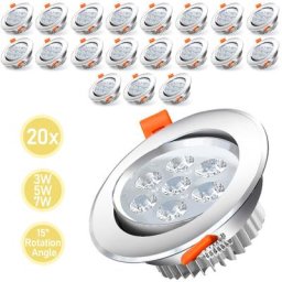 Swanew - Spot encastrable à led, Spot led encastrable, Spots à encastrer 3W-7W, Encastrable 7w