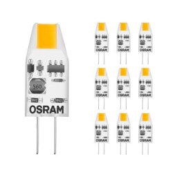 Lot 10x Osram Micro led Pin G4 1W 100lm - 827 Blanc Très Chaud Équivalent 10W - 2700K - Blanc Très
