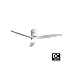 FAB 128291301 Ventil 18w Dc Aguilon Blanco 3 Lames Blanches 5 Vitesses Avec Minuterie Télécommande