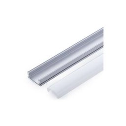 Greenice - Profil Aluminium Pour Bande led - Diffuseur laiteux SU-A1707 x 2M (SU-A1707)