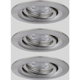 Paulmann - ebl Nova mini Plus Coin 92973 Luminaire à led encastrable jeu de 3 4.20 w blanc chaud