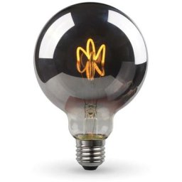 Ampoule led E27 G95 Smoky Filament Déco Vintage