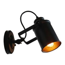 Applique Murale Industrielle Vintage E27 - Lampe Rétro en Métal Plafonnier Lustre Réglable
