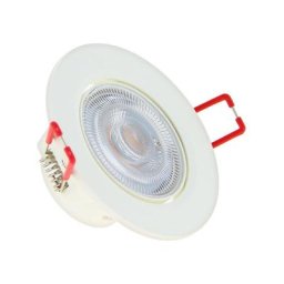 Xanlite - Spot Encastrable led Intégré - Orientable - cons. 4,5W (eq. 50W) - 345 lumens - Blanc
