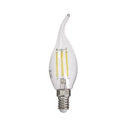 Ampoule à filament led flamme, culot E14, 4W cons. (40W eq.), lumière blanc chaud - RFV470FC