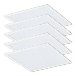 Lot de 5 Dalles lumineuse led Pro 40W (400W) 600x600 - 50.000 heures Température de Couleur: Blanc