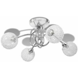 Plafonnier avec abat-jour en fils métalliques 4 ampoules G9 vidaXL - N/A