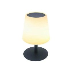 Lumisky - Lampe de table solaire standy tiny solar Blanc Acier H25cm - Blanc