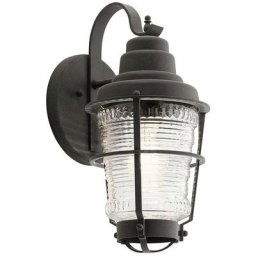 Elstead Lighting - Lampe murale Quintatesse Chance Harbour E27 60W IP44 Aluminium, zinc pré