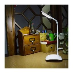 Fuienko - Lampe de bureau,Lampe de Bureau led - 3 Niveaux de Luminosité/18 leds - Blanc