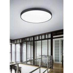 Trio Lighting - Plafonnier Waco 2x51W smd led Noir Mat - Noir