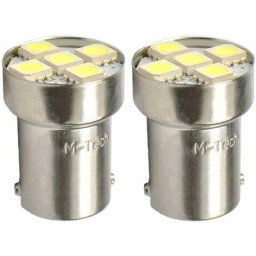 2x ampoule led blanc 12V R5W BA15S 5x smd 5050 voiture remorque moto camion