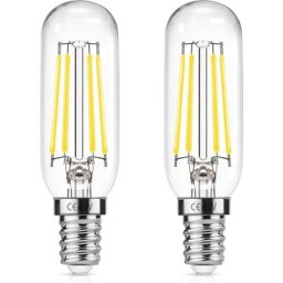 2 Pièces Ampoule Hotte Aspirante 40W de Remplacement Incandescent, E14 T25 led 4W Ampoule de hotte,