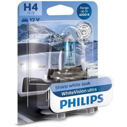 12342WVUB1 Ampoule halogène WhiteVision, WhiteVision effet xénon H4 60/55 w 12 v - blanc froid