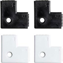 Kit de 4 connecteurs 4 broches 12V angulaire à 90° pour ruban led YourLed Paulmann