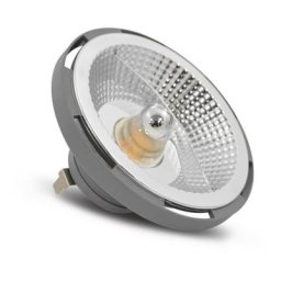 Ampoule LED AR111 (culot G53) 12W blanc-chaud-3000k - non-dimmable - gris