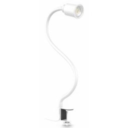 B.K.Licht lampe de lecture LED, pivotante & inclinable avec bras flexible, avec ampoule LED GU10