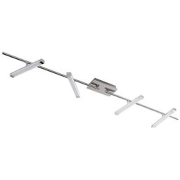 Led Plafonnier à intensité variable 'Pilou' en métal pour cuisine - blanc, chromé