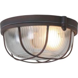 Mexlite - Plafonnier Lisanne Marron en Marron - Verre - 1342B - Marron en Marron