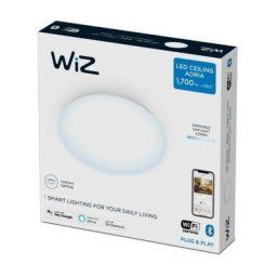 WIZ - Plafonnier connecté Wi-Fi Adria à intensité variable, Blanc froid, 12W, fonctionne avec
